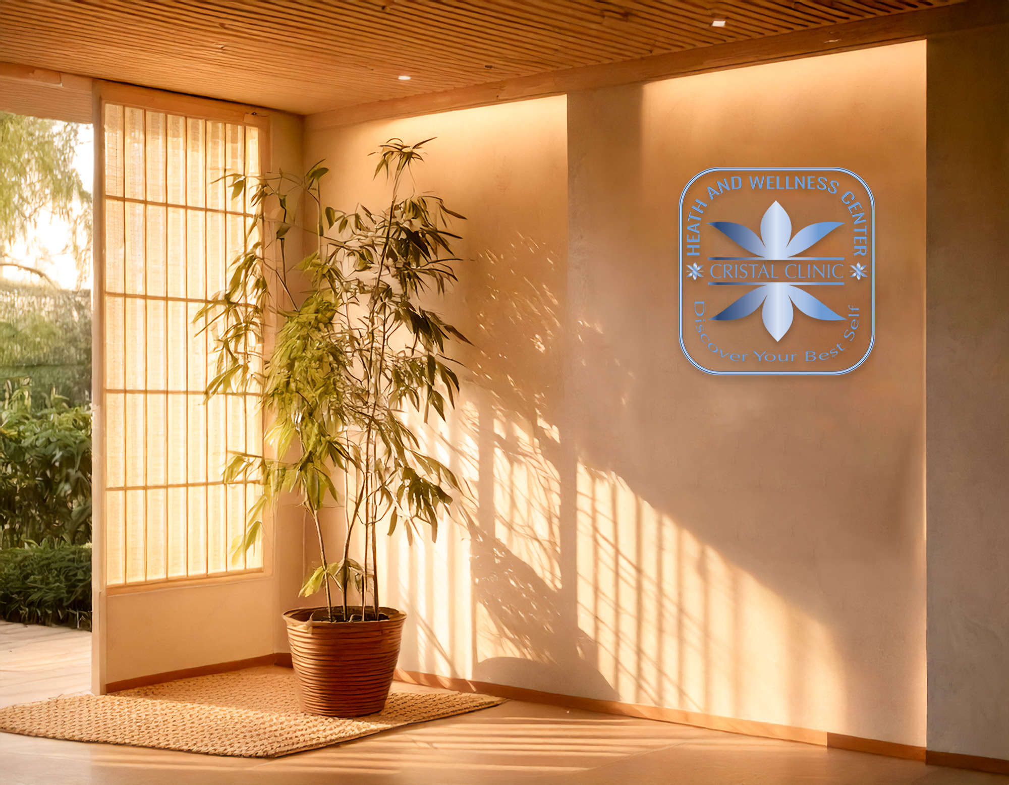wellness center mockup